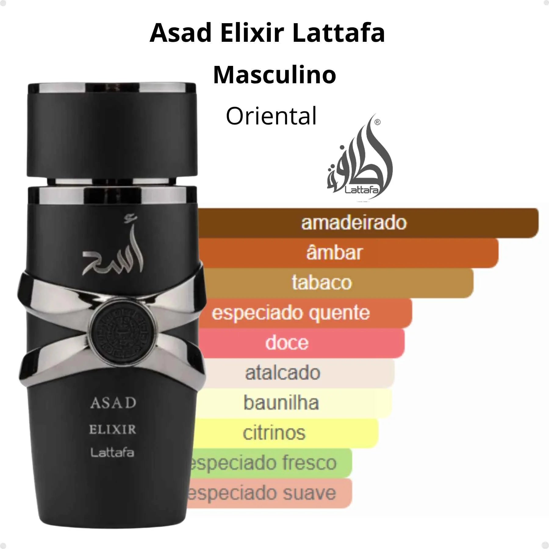 Combo 3 Decants de 5ml – Asad Black, Asad Bourbon e Asad Elixir